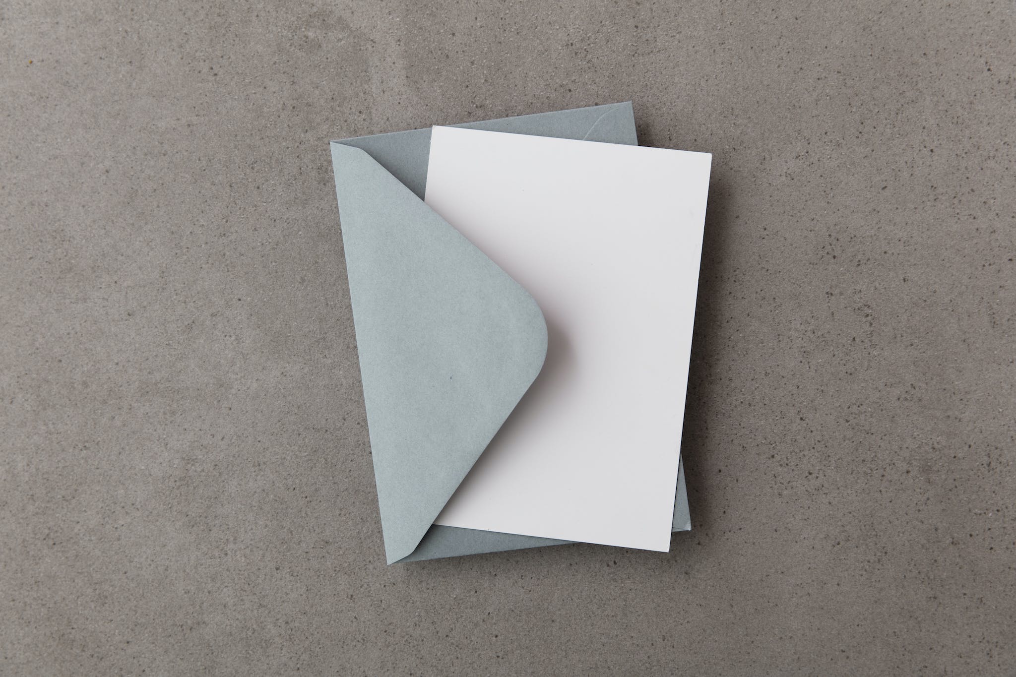 Blank card with envelope
